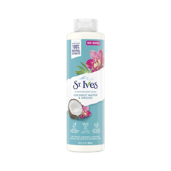 St. Ives Hydrating Body Wash Coconut Water And Orchid 650 ml ...