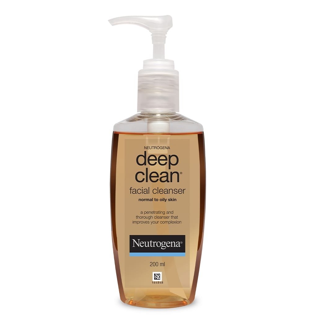 Neutrogena Deep Clean Facial Cleanser 200 ml Normal to Oily Skin ...